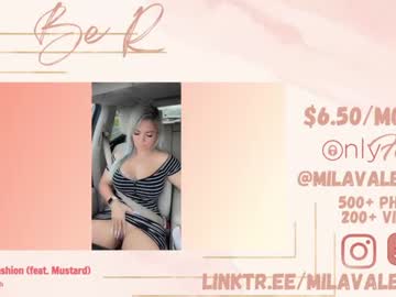 webcam girl milavalentinax capture image #3910211